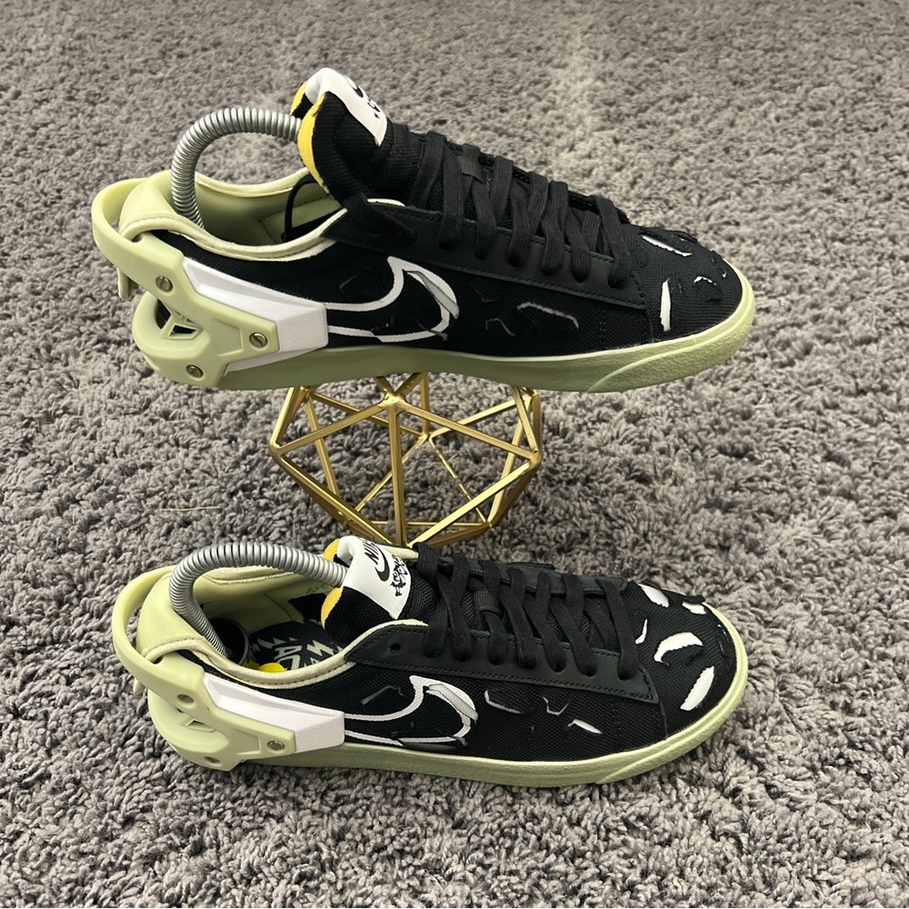 Nike Blazer Low Shoes Men’s Size 5 Acronym Black Olive Aura D09373-001